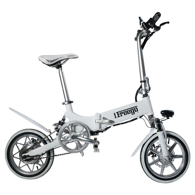 240W 36Vは女性のための14インチの大きいタイヤの折り畳み式の電気バイク色をカスタマイズしました