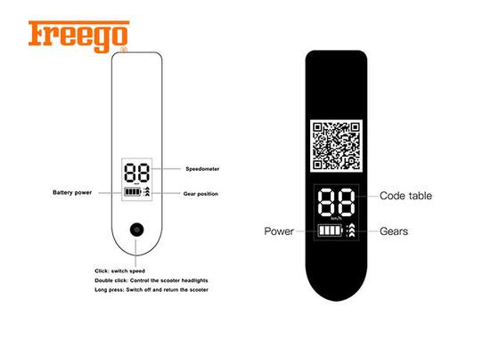 350W 2g 3g 4g IOTモジュールのAppが付いている大人のスクーターの部品は制御した