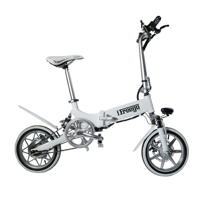 電気バイクを折る小型ポータブルは/14インチ電気自転車36V7.8Ahを畳みます