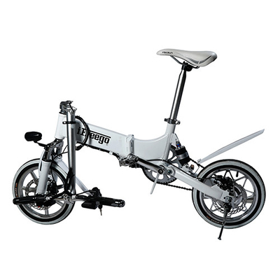 電気バイクを折る小型ポータブルは/14インチ電気自転車36V7.8Ahを畳みます
